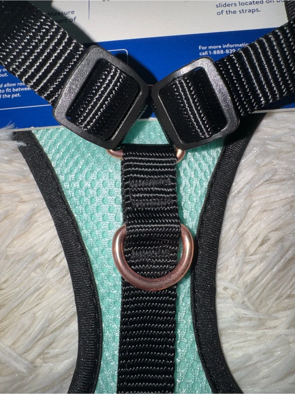 Top Paw Leopard Print Dog Harness with Rose Gold D-Ring